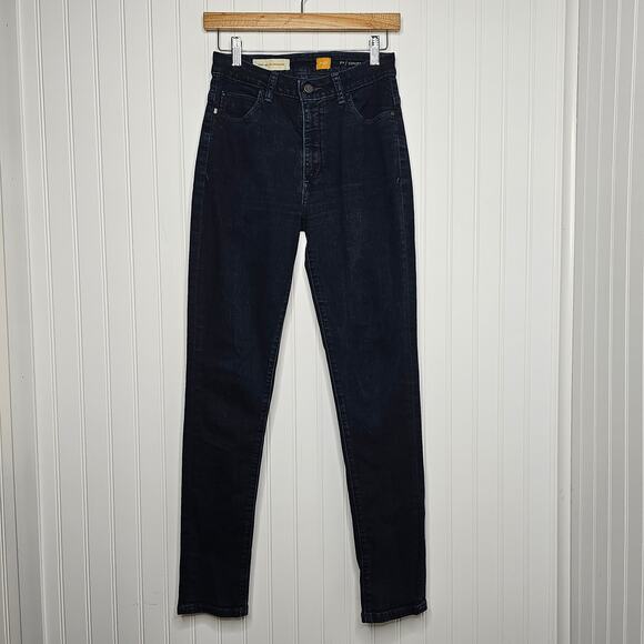 Anthropologie Pilcro Womens Superscript High Rise Skinny Jeans Size 27 Dark Wash - Picture 9 of 9